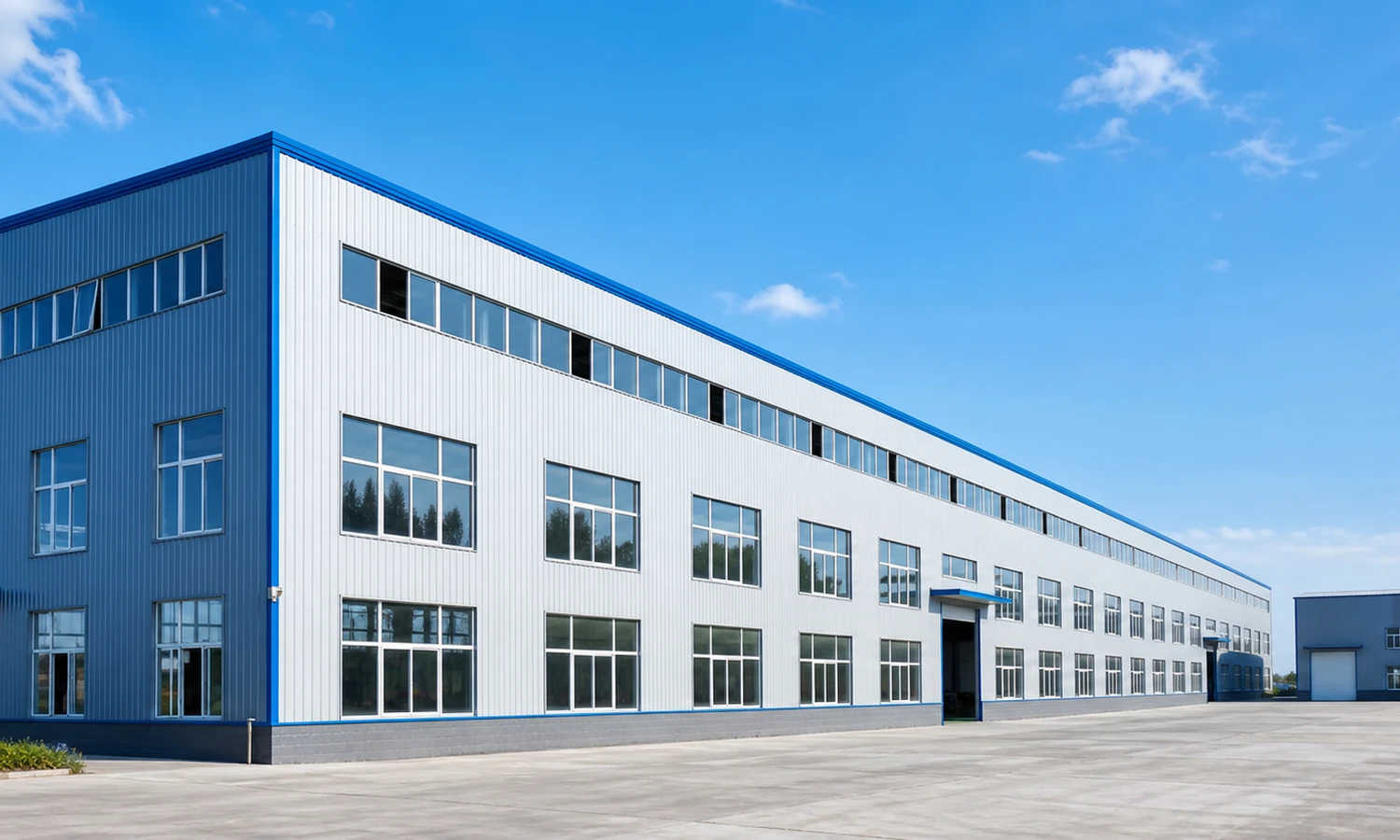Factory exterior display